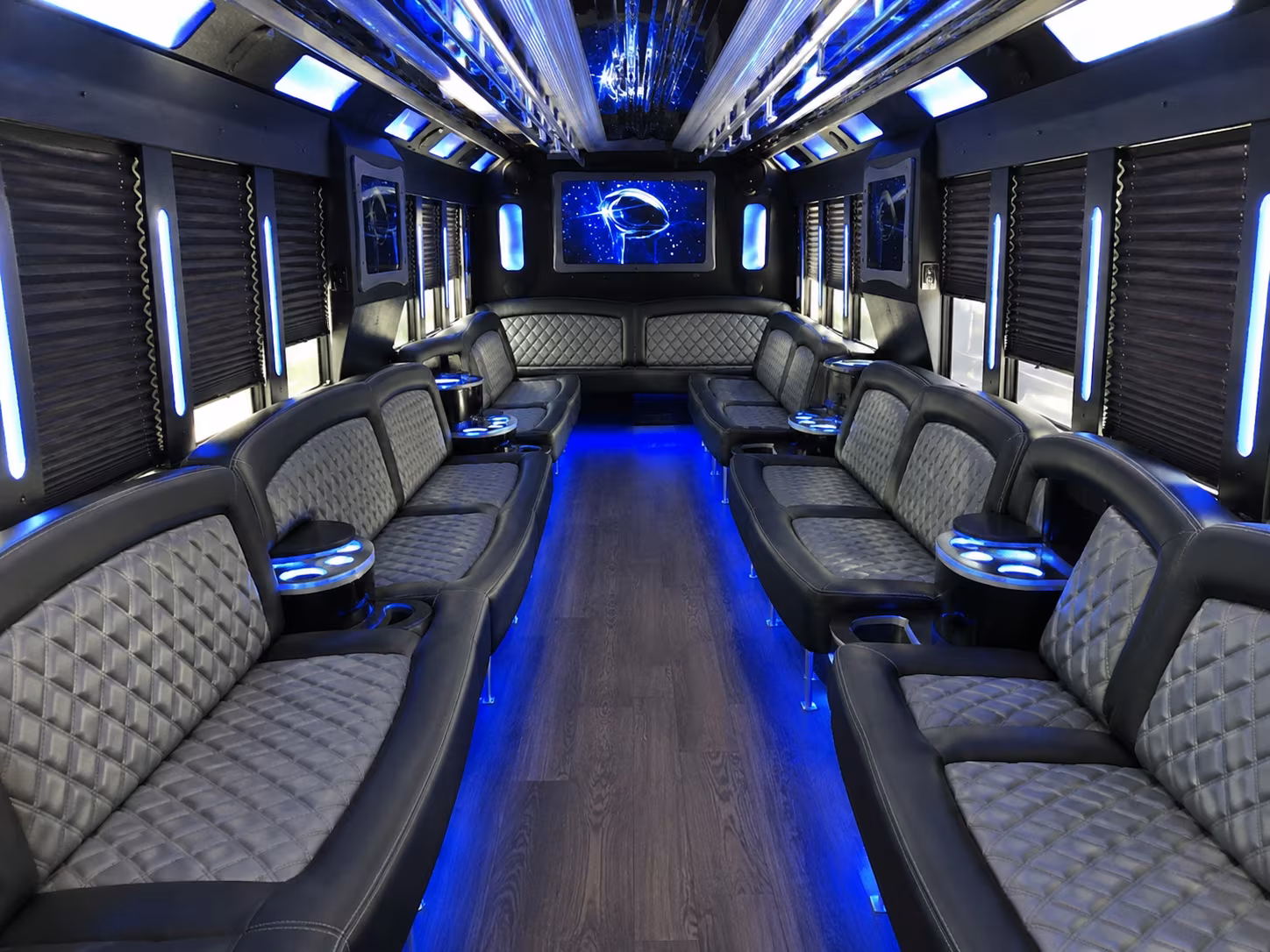 find redding wedding party bus rental