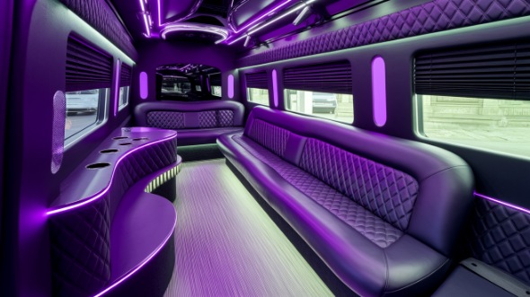 party bus rental interior yuba city